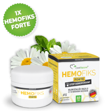 AKCIJA - Hemofiks Forte  50ml + DARILO: Vodič za prehrano in higieno)